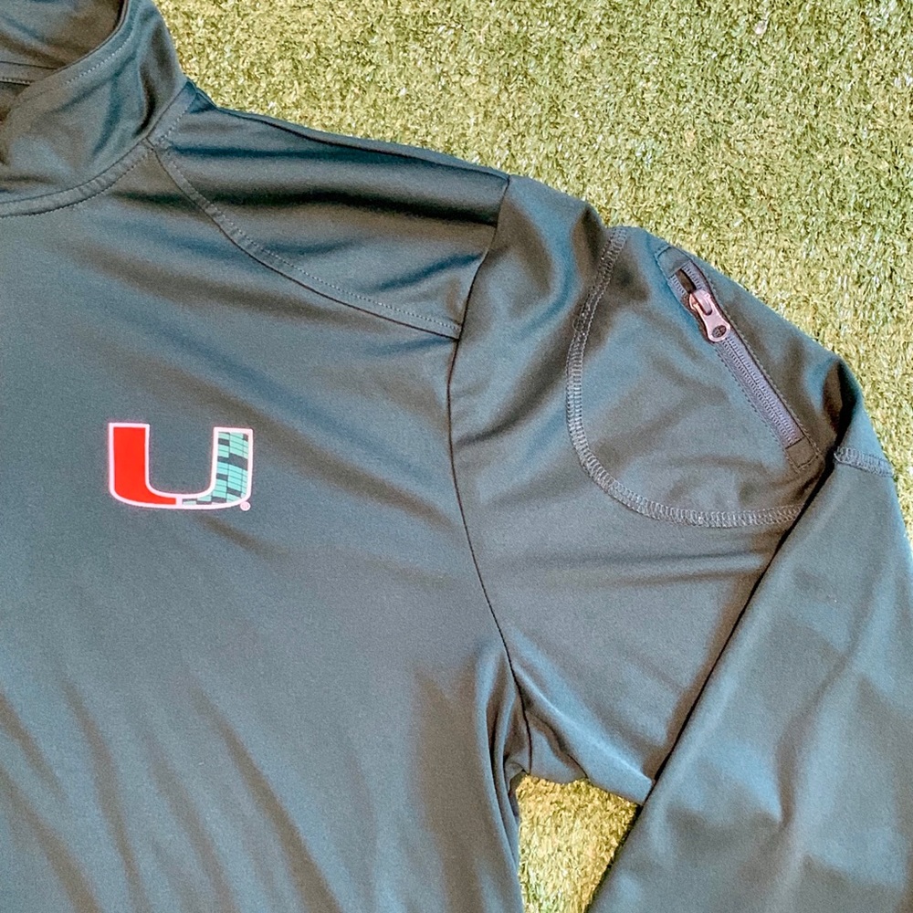 Miami Hurricanes Lightweight Active Pullover Top. - image 3